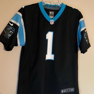 Carolina Panthers Cam Newton #1 Black Jersey